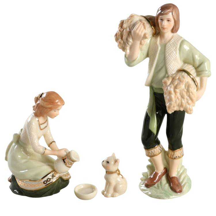 Irish Nativity All God's Creatures & Gifts Of Harvest - No Box