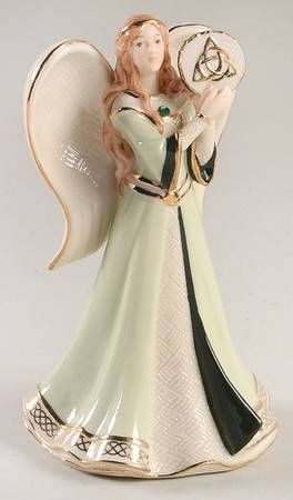 Irish Nativity Angel Of Faith - No Box