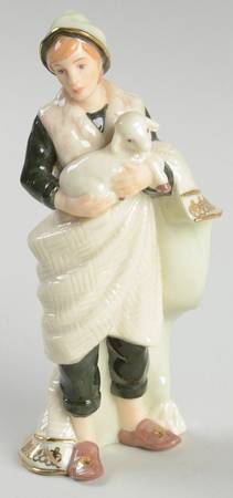 Irish Nativity Shepherd With Lamb Only - No Box