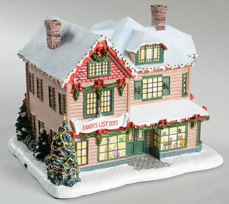 Rockwell's Christmas Village Santa's List Toys - No Box