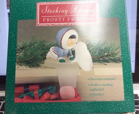 Stocking Hangers Frosty Friends Ice Hook - Boxed