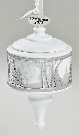 2012 Hallmark Christmas Ornaments Winter Park-Porcelain/Metal - Boxed