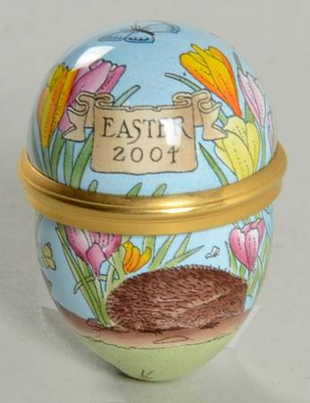 Easter Annual Box-Miniatures 2004-Hedgehog And Tulips - Boxed