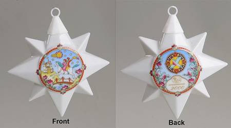 Christmas 2000 China Star By Ole Winther - No Box