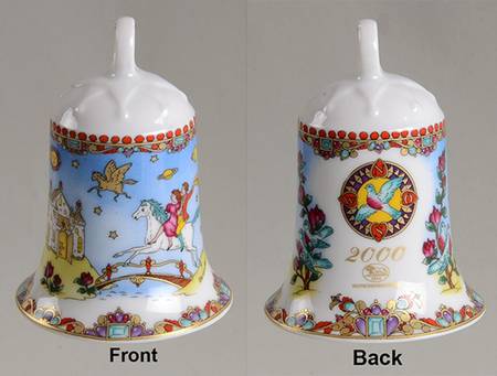 Christmas 2000 China Bell By Ole Winther - No Box