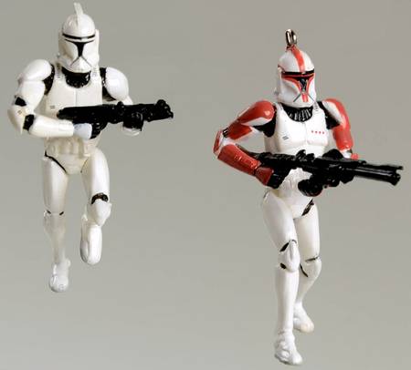 Star Wars-Attack of the Clones 2003 Clone Troopers-Miniatures - Boxed