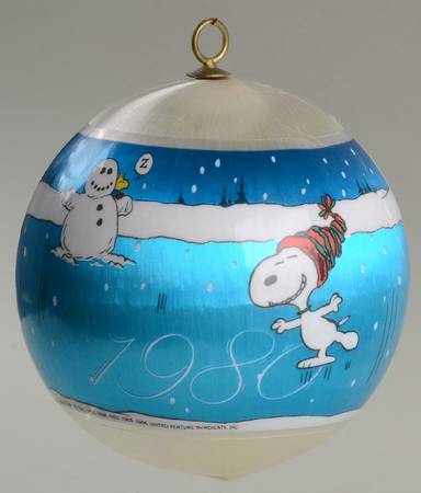 Peanuts Ball Ornaments 1980-Ambassador Ornament - Boxed