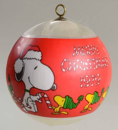 Peanuts Ball Ornaments 1979-Time To Trim - Boxed