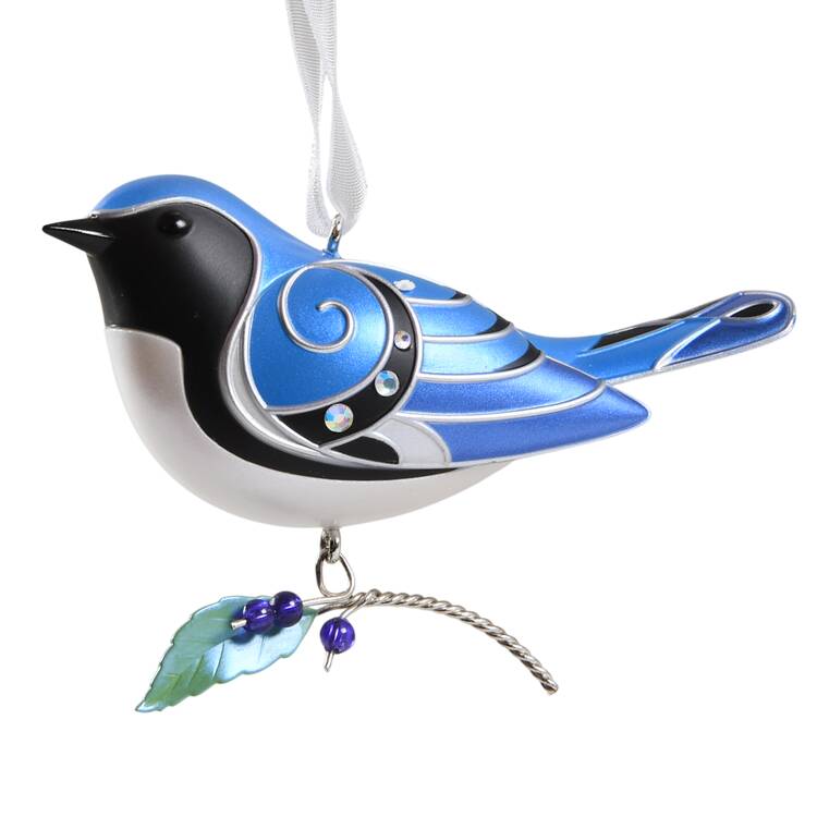 Beauty of Birds 2020-Black Throated Blue Warbler #16 - With Box