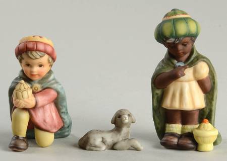 Light of the World-Berta Hummel Two Wise Men & Peaceful Lamb Boxed Set - Boxed