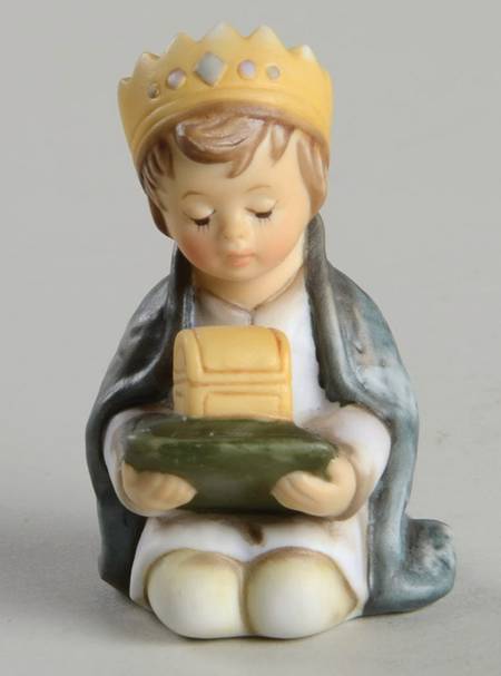 Light of the World-Berta Hummel Wise Man Sitting With Box - No Box