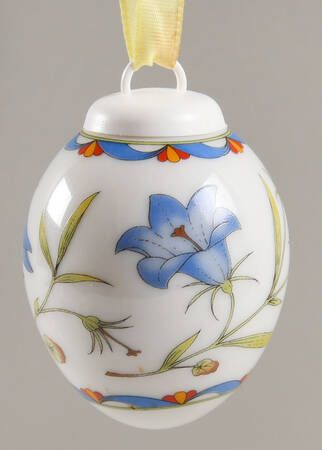 Mini Spring Eggs Blue Flowers - Boxed