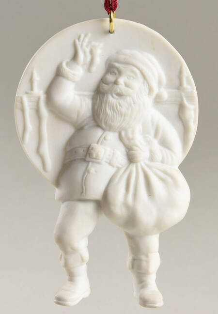 Portraits in Bisque Filling The Stocking-Norman Rockwell - Boxed