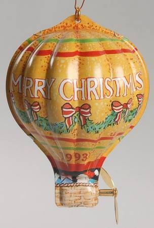Holiday Fliers Hot Air Balloon-Merry Christmas - Boxed