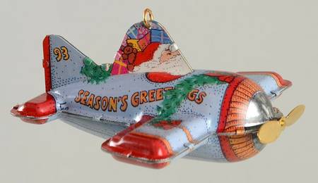Holiday Fliers Airplane-Season's Greeting - Boxed