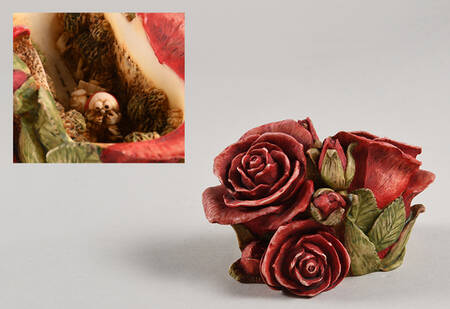Lord Byron's Harmony Garden Double Red Rose - Boxed