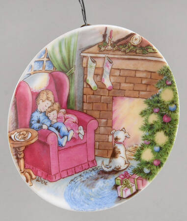 Collector's Plate Waiting For Santa-1988 - Boxed