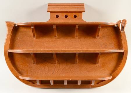 Noah's Endearing Mates Ark Display Shelf - Display Rack Wood
