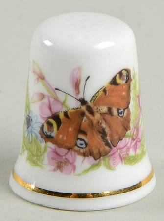 The British Butterflies Thimbles Peacock - No Box