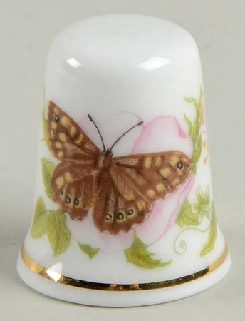 The British Butterflies Thimbles Speckled Wood - No Box