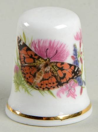 The British Butterflies Thimbles Painted Lady - No Box