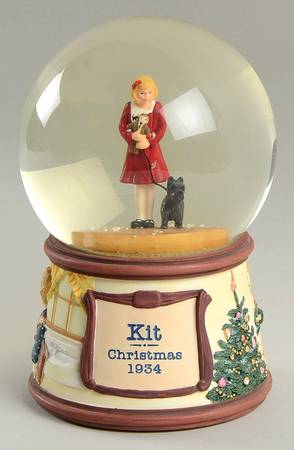 American Girl Snowglobes by Hallmark Gold Crown