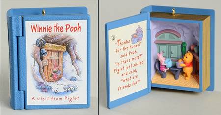 Winnie the Pooh Books A Visit From Piglet-1998 - With Box