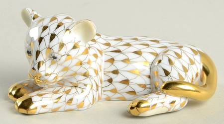 Collector's Guild Figurines Baby Sumatra Tiger-2003 Gold - Boxed