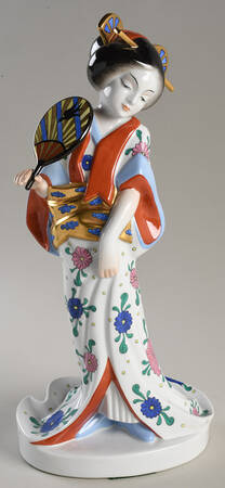 Asian Oriental Woman In Traditional Kimono - No Box