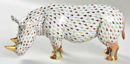 Hippos & Rhinos Rhino-Mosaic Ltd Edition - No Box