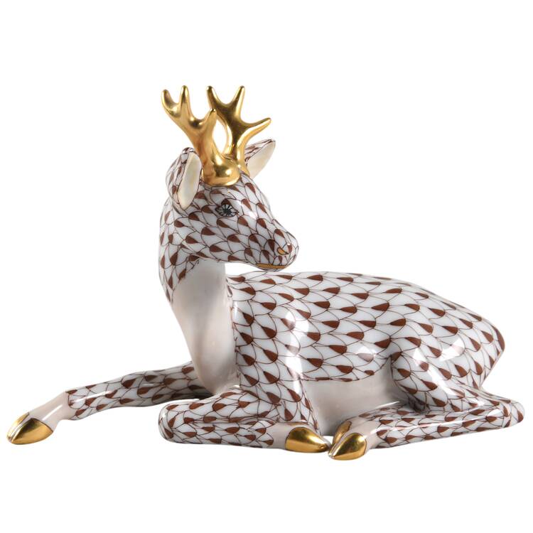 Deer Lying Buck-Chocolate - No Box
