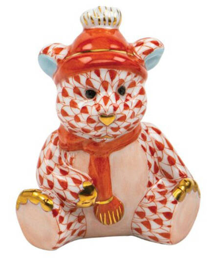 Childrens's Gifts & Toys Winter Bear-Rust - No Box
