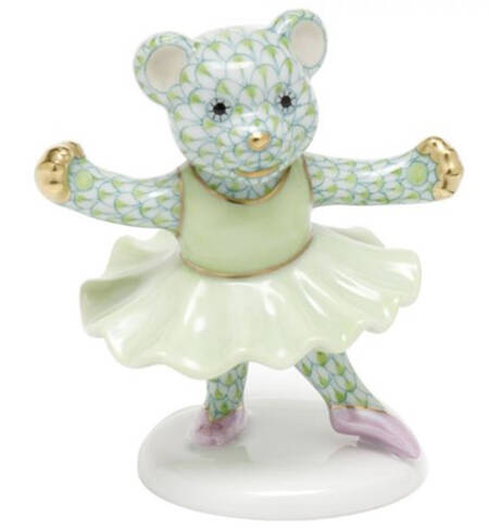 Childrens's Gifts & Toys Ballerina Bear- Keylime - No Box