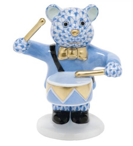 Childrens's Gifts & Toys Little Drummer Bear- Blue - No Box