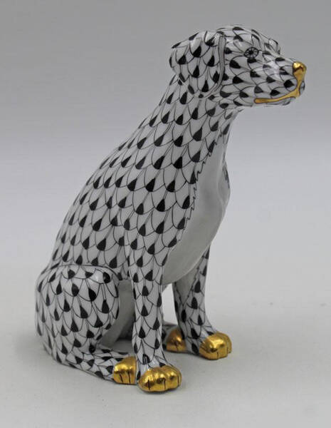 Dogs Dalmatian Seated-Black - No Box