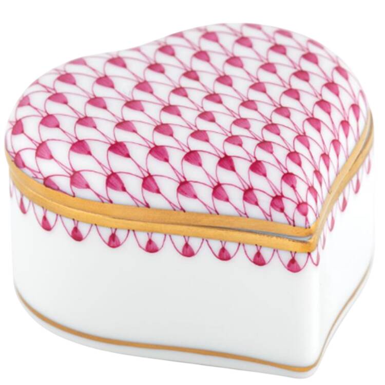 Boxes Heart Shaped Box-Raspberry - No Box