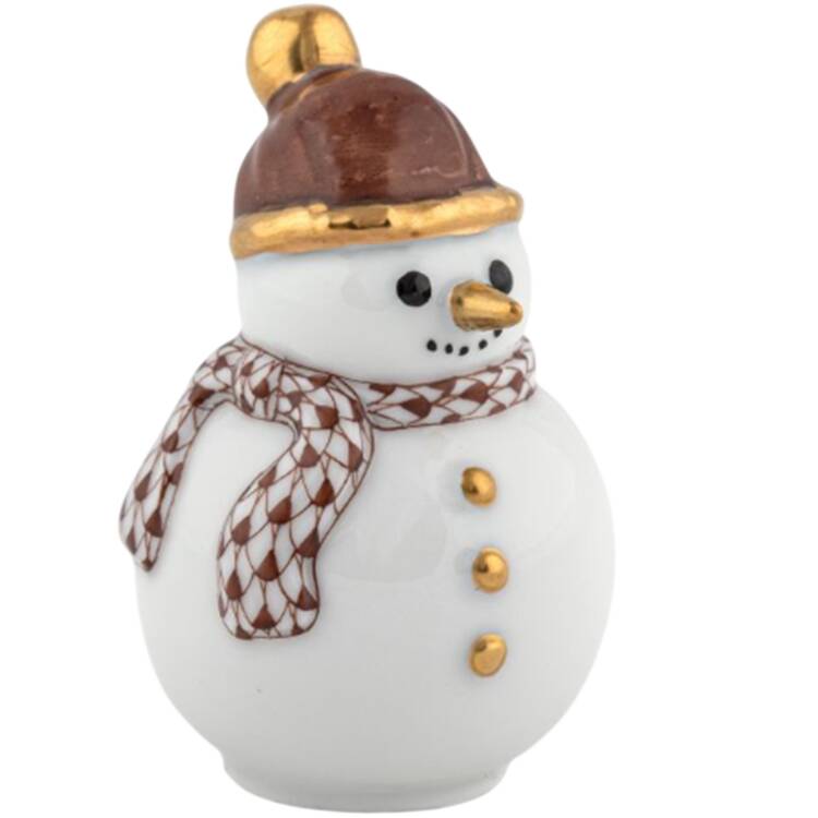 Manmade Objects Mini Snowman-Chocolate - No Box