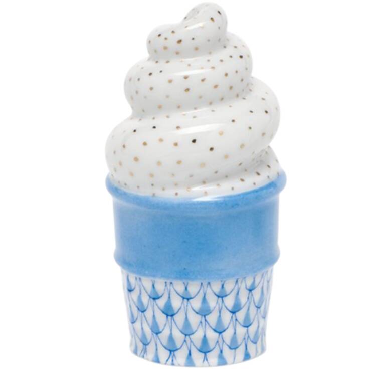 Manmade Objects Ice Cream Cone-Blue - No Box