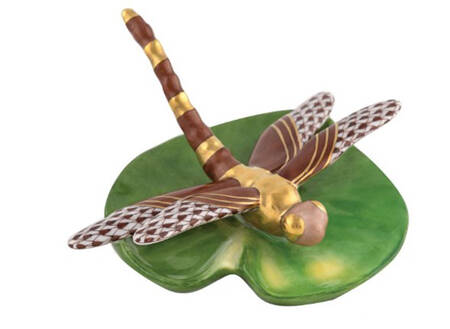Bugs & Friends Dragonfly On Lily Pad- Chocolate - No Box