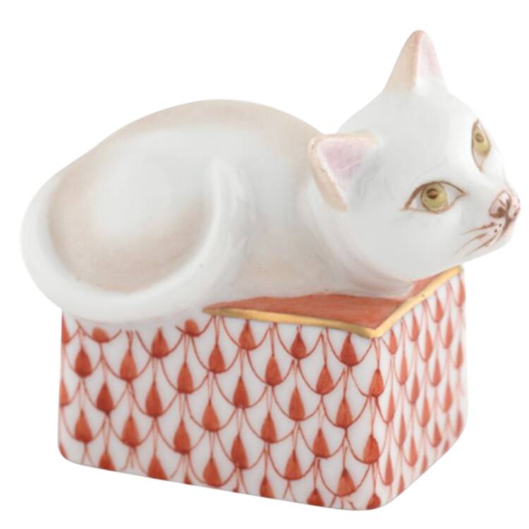Cats Cat In Box- Rust - No Box