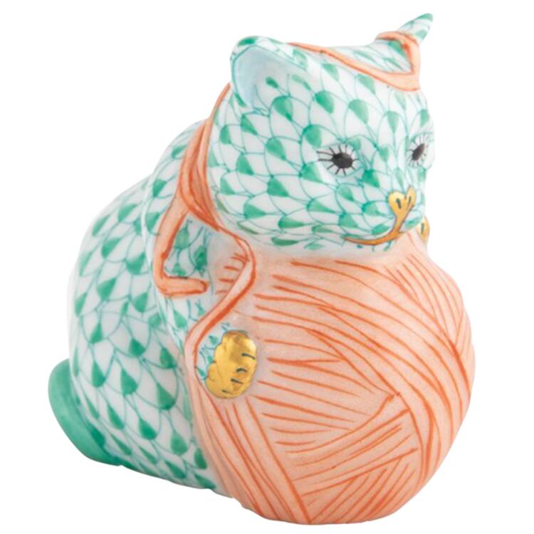 Cats Playful Kitten- Green - No Box