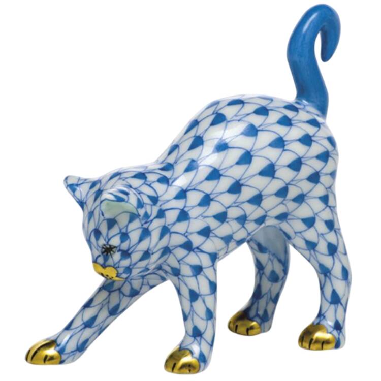 Cats Arched Cat- Blue - No Box