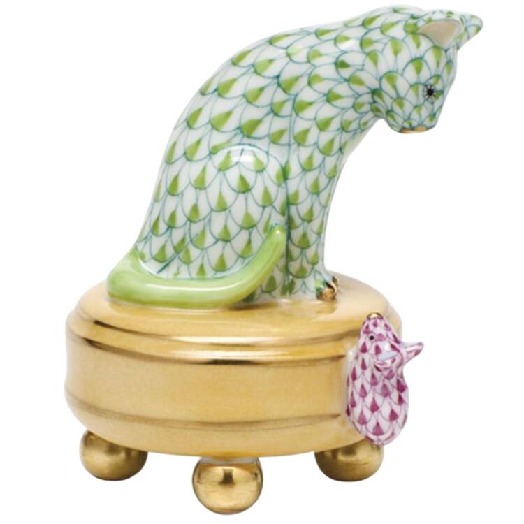 Cats Playing Cat And Mouse- Keylime/Raspberry - No Box