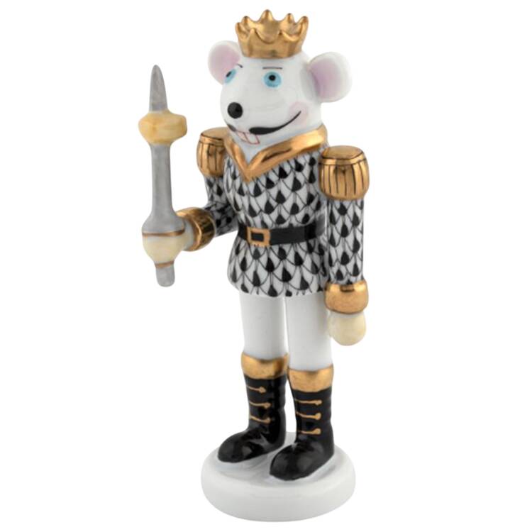 Rodents Mouse King Nutcracker- Black - No Box