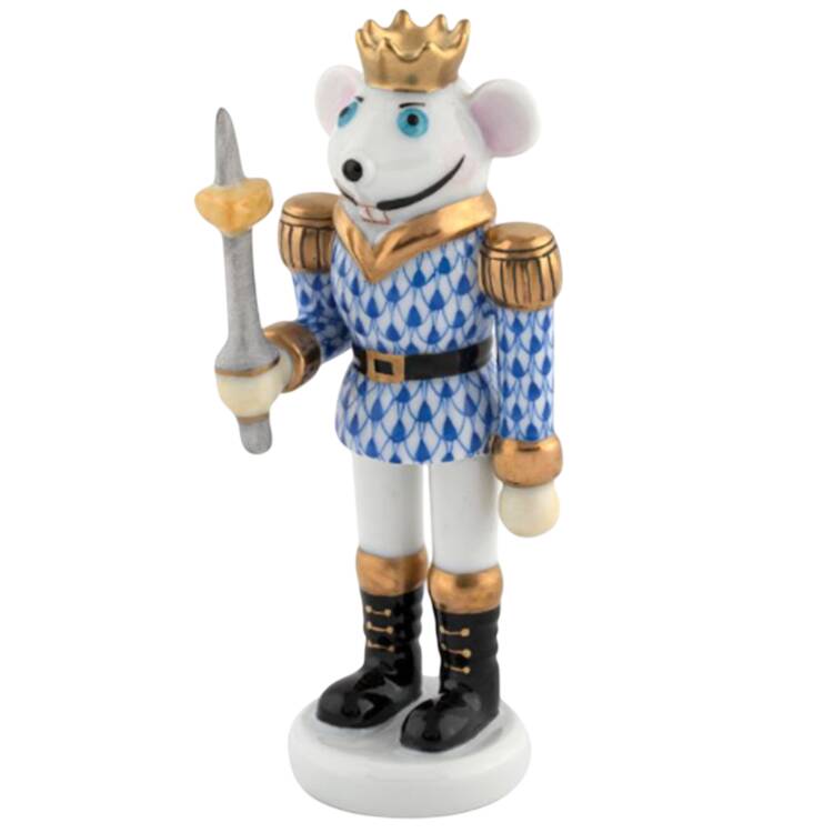 Rodents Mouse King Nutcracker Sapphire - No Box
