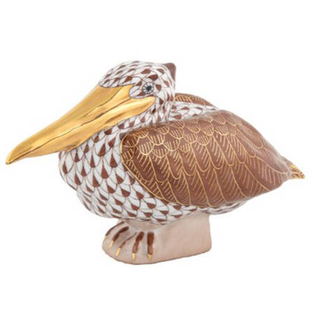 Waterfowl Sitting Pelican- Chocolate - No Box