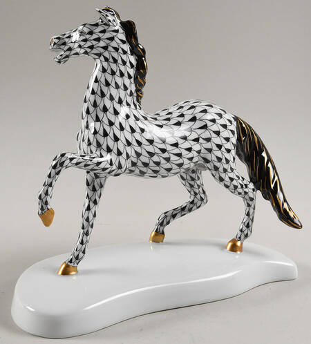 Horses (Equine) Stallion - Black - No Box