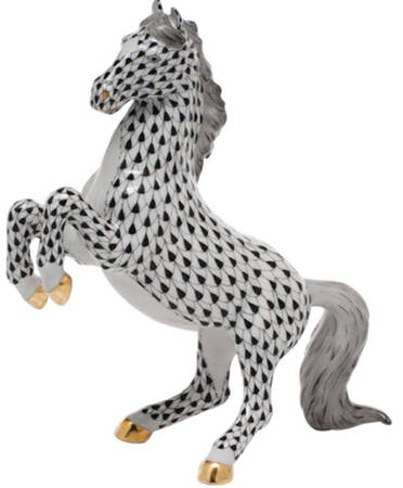 Horses (Equine) Prancing Horse- Black - No Box