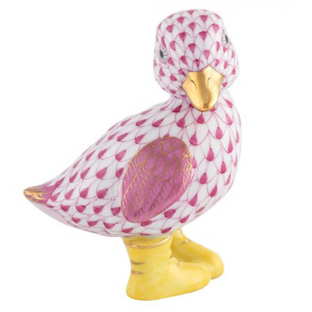 Ducks Duckling In Boots- Raspberry - No Box