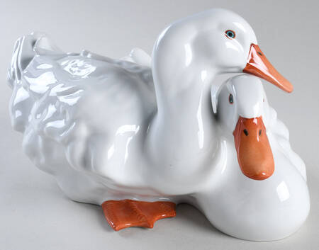 Ducks Pair Of Ducks-Natural White - No Box